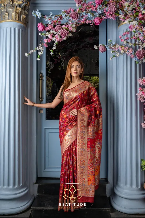 Maroon_Premium_Silk_Saree_For_Women