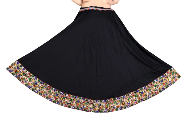 Black_Rayon_Flared_Mirror_Work_Lehenga_For_Women