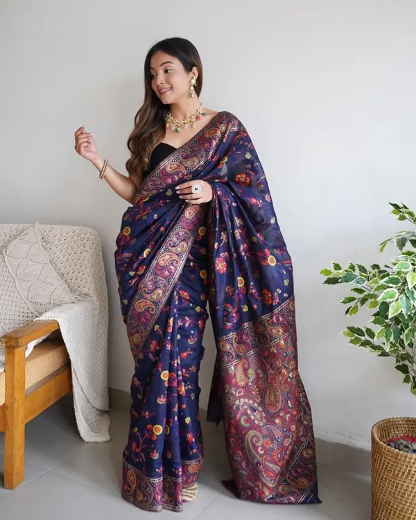 Blue_Premium_Silk_Saree_For_Women