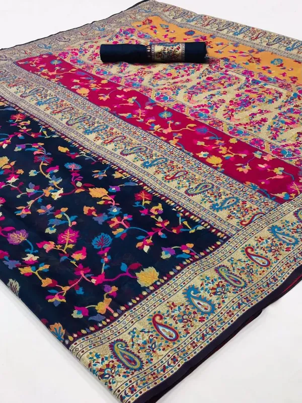 Multicolor_Premium_Silk_Saree_For_Women