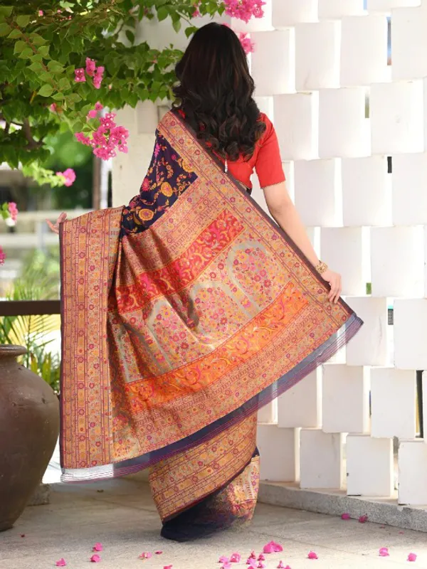 Blue_Premium_Silk_Saree_For_Women