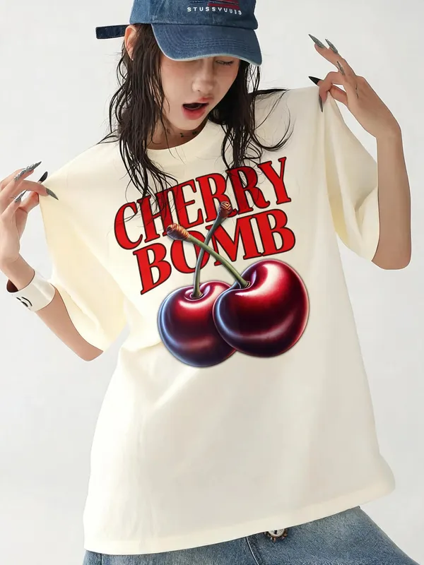 Women's_|_CHERRY_BOMB_|_OFF_WHITE_Oversized_Graphic_Printed_T-Shirt_|_100%_Cotton