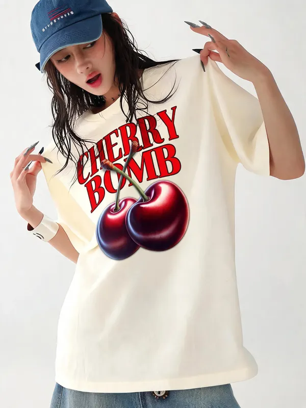 Women's_|_CHERRY_BOMB_|_OFF_WHITE_Oversized_Graphic_Printed_T-Shirt_|_100%_Cotton