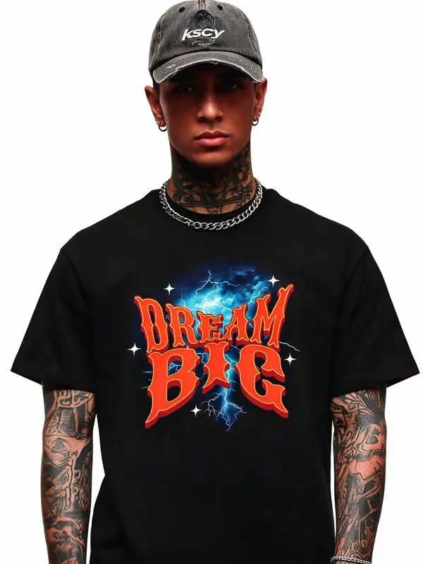 Men's_&_Women's_|_DREAM_BIG_|_BLACK_Oversized_Graphic_Printed_T-Shirt_|_100%_Cotton