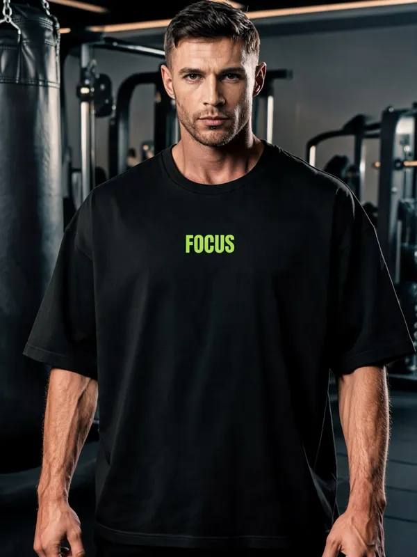 Men's_&_Women's_|_FOCUS_|_BLACK_Oversized_Graphic_Printed_T-Shirt_|_100%_Premium_Terry_Cotton