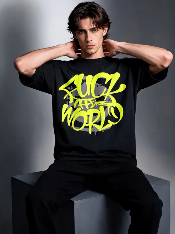 Men's_&_Women's_|_F*CK__THE_WORLD_|_BLACK_Oversized_Graphic_Printed_T-Shirt_|_100%_Premium_Terry_Cotton