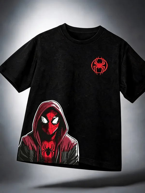 Men's_&_Women's_|_SPIDER_|_BLACK_WHITE_Oversized_Graphic_Printed_T-Shirt_|_100%_Premium_Terry_Cotton