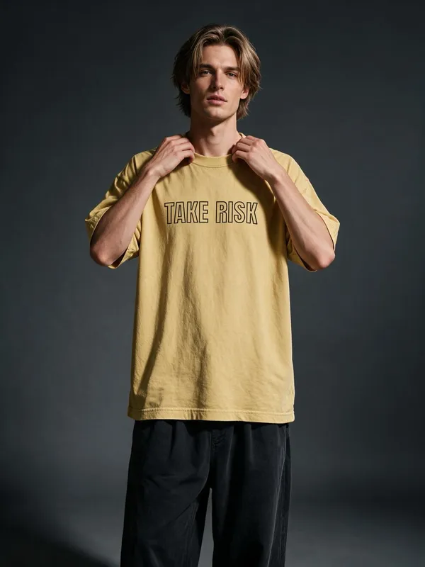 Men's_&_Women's_|_TAKE_RISK_AND_CHASE_|_BIEGE_CREAM_Oversized_Graphic_Printed_T-Shirt_|_100%_Premium_Terry_Cotton