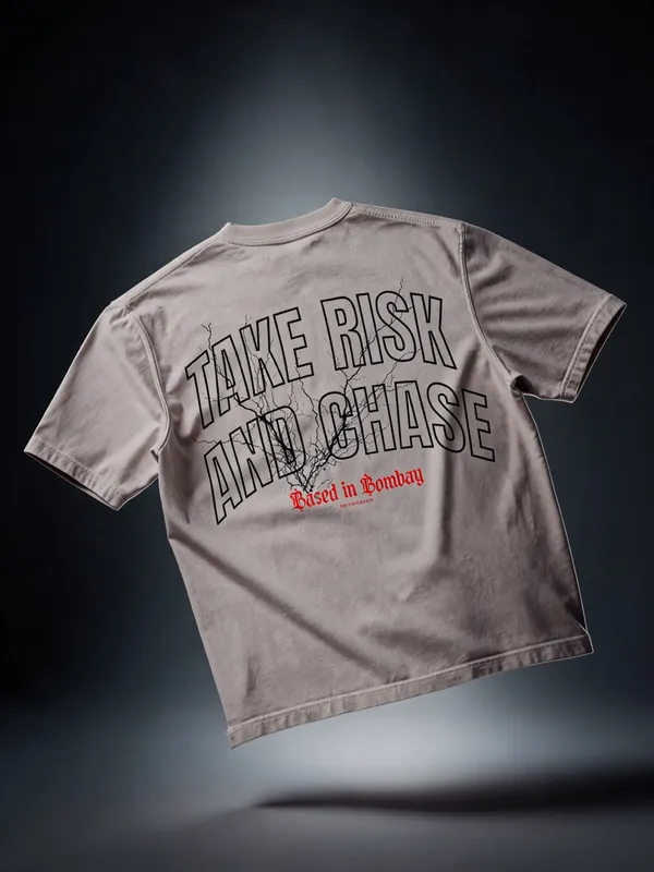 Men's_&_Women's_|_TAKE_RISK_AND_CHASE_|_GREY_Oversized_Graphic_Printed_T-Shirt_|_100%_Premium_Terry_Cotton