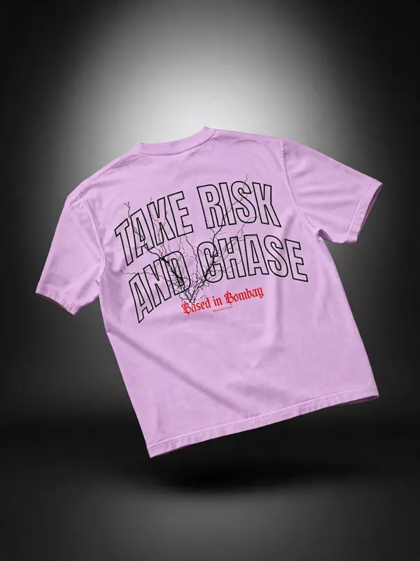 Men's_&_Women's_|_TAKE_RISK_AND_CHASE_|_LAVENDER_Oversized_Graphic_Printed_T-Shirt_|_100%_Premium_Terry_Cotton