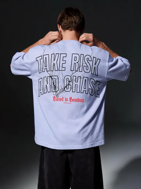 Men's_&_Women's_|_TAKE_RISK_AND_CHASE_|_LIGHT_BLUE_Oversized_Graphic_Printed_T-Shirt_|_100%_Premium_Terry_Cotton