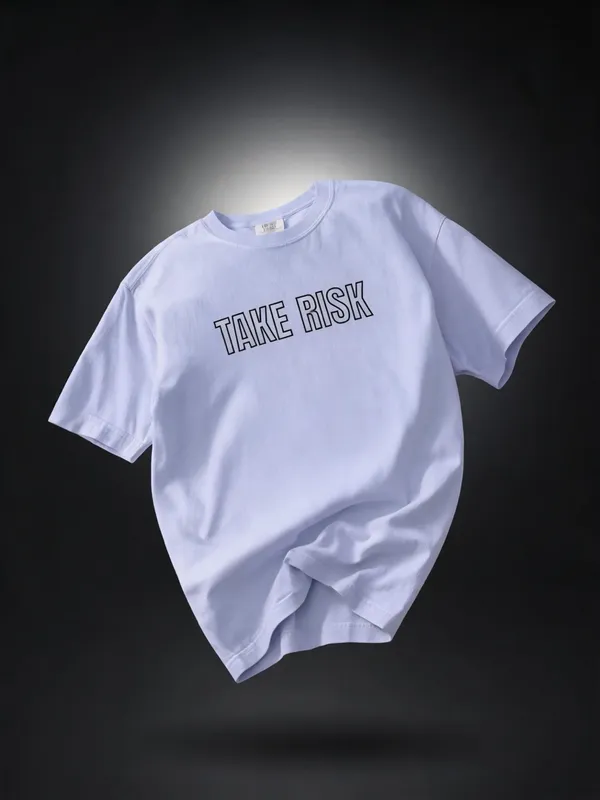 Men's_&_Women's_|_TAKE_RISK_AND_CHASE_|_LIGHT_BLUE_Oversized_Graphic_Printed_T-Shirt_|_100%_Premium_Terry_Cotton