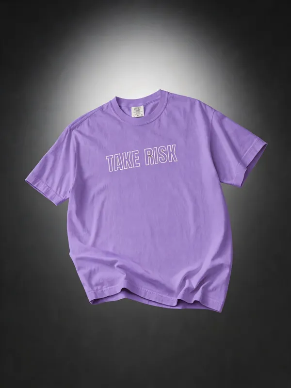 Men's_&_Women's_|_TAKE_RISK_AND_CHASE_|_PURPLE_Oversized_Graphic_Printed_T-Shirt_|_100%_Premium_Terry_Cotton