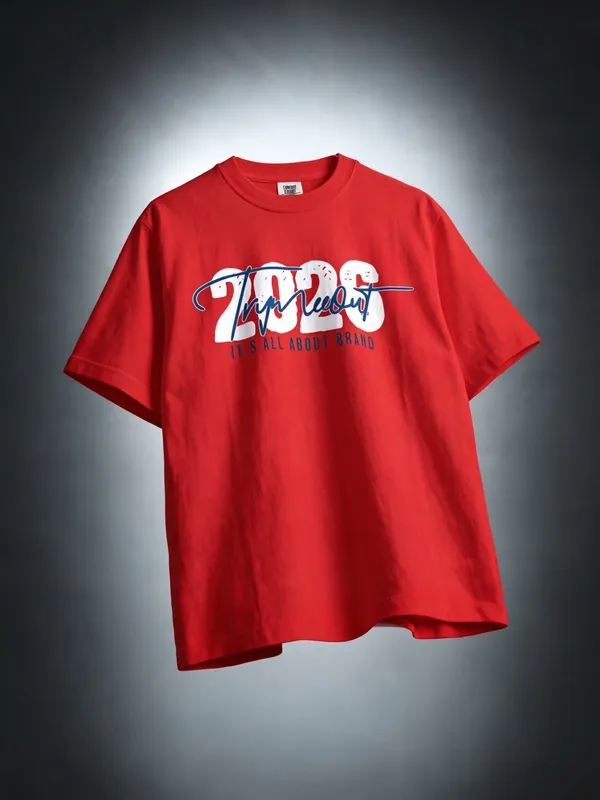 Men's_&_Women's_|_TRYMEEOUT_2026_|_RED_Oversized_Graphic_Printed_T-Shirt_|_100%_Cotton
