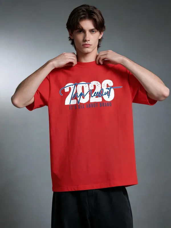 Men's_&_Women's_|_TRYMEEOUT_2026_|_RED_Oversized_Graphic_Printed_T-Shirt_|_100%_Cotton