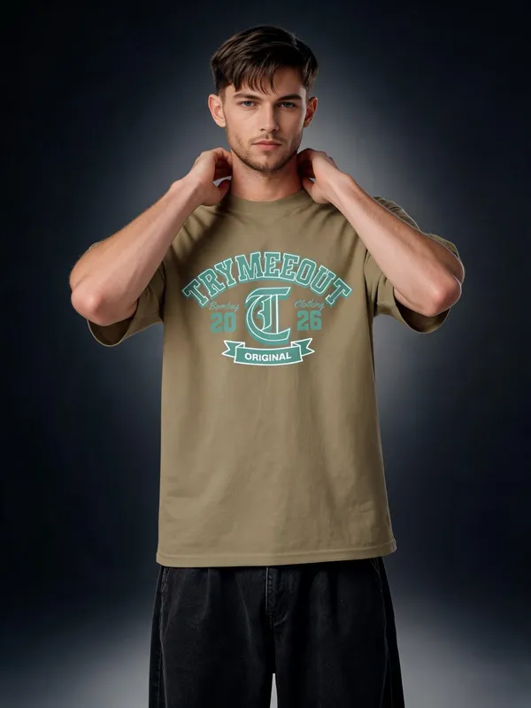 Men's_&_Women's_|_TRYMEEOUT_BOMBAY_2026__|_OLIVE_GREEN_Oversized_Graphic_Printed_T-Shirt_|_100%_Cotton