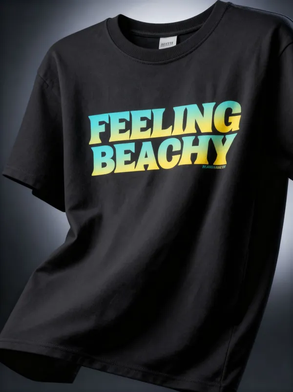 Men's_&_Women's_|_FEELING_BEACHY_|_BLACK_Oversized_Graphic_Printed_T-Shirt_|_100%_Cotton