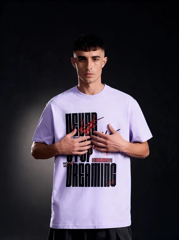 Men's_&_Women's_|_NEVER_STOP_DREAMING_|_LAVENDER_Oversized_Graphic_Printed_T-Shirt_|_100%_Cotton