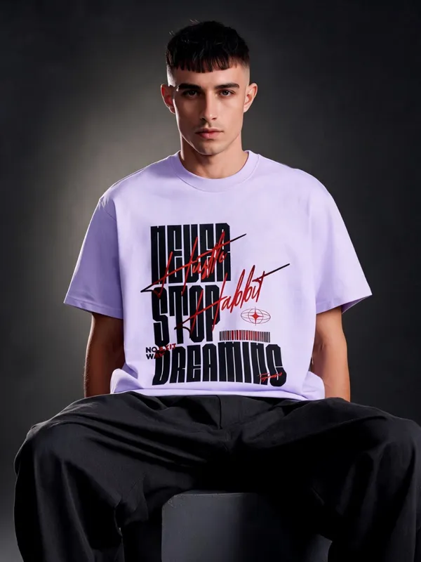 Men's_&_Women's_|_NEVER_STOP_DREAMING_|_LAVENDER_Oversized_Graphic_Printed_T-Shirt_|_100%_Cotton