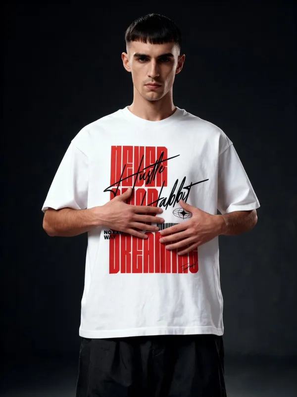 Men's_&_Women's_|_NEVER_STOP_DREAMING_|_WHITE_Oversized_Graphic_Printed_T-Shirt_|_100%_Terry_Cotton