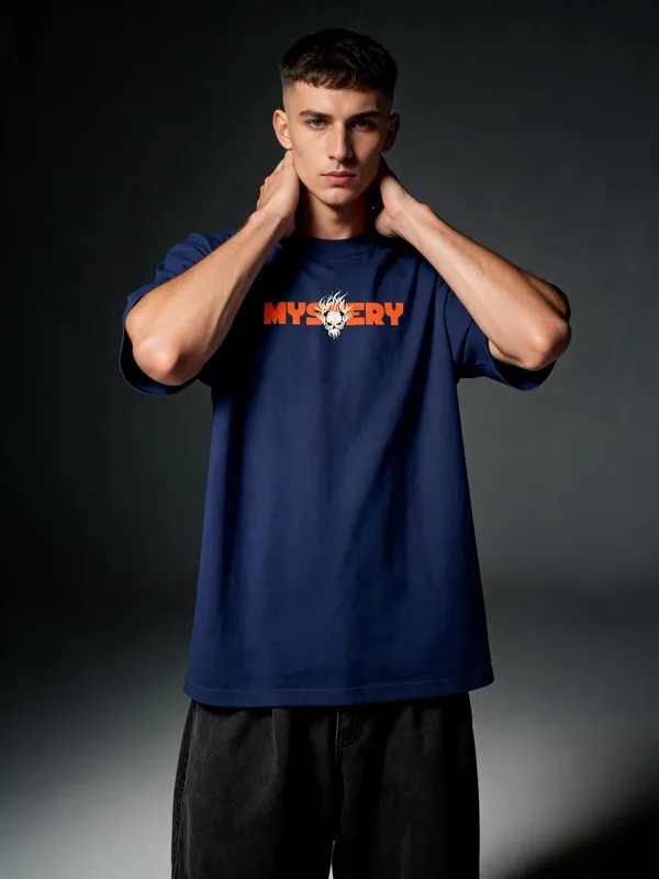 Men's_&_Women's_|_MYSTERY_SCALATON_|_NAVY_BLUE_Oversized_Graphic_Printed_T-Shirt_|_100%_Premium_Terry_Cotton