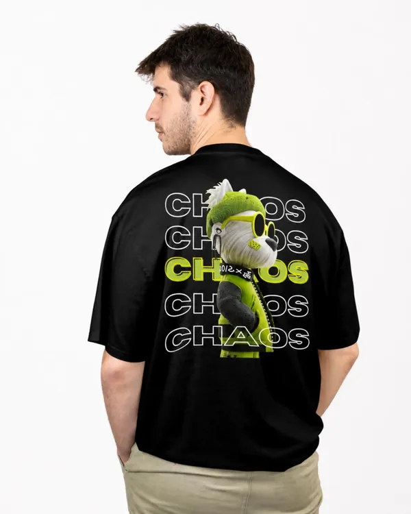 Men's_&_Women's_|_CHAOS_|_BLACK_Oversized_Graphic_Printed_T-Shirt_|_100%_Cotton