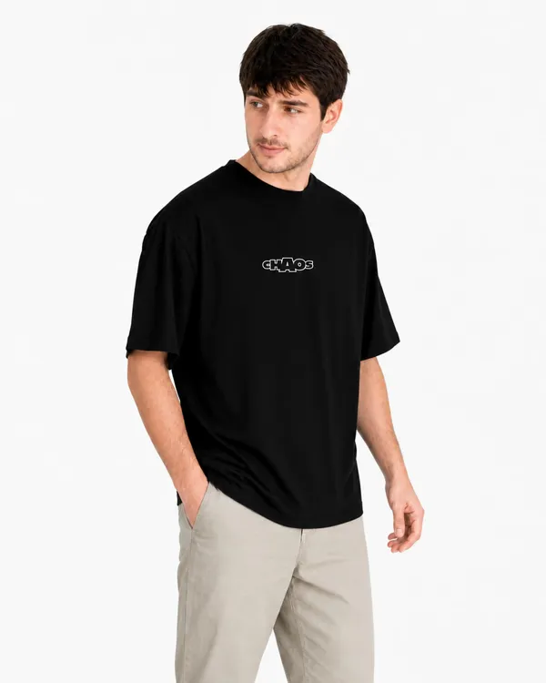 Men's_&_Women's_|_CHAOS_|_BLACK_Oversized_Graphic_Printed_T-Shirt_|_100%_Cotton