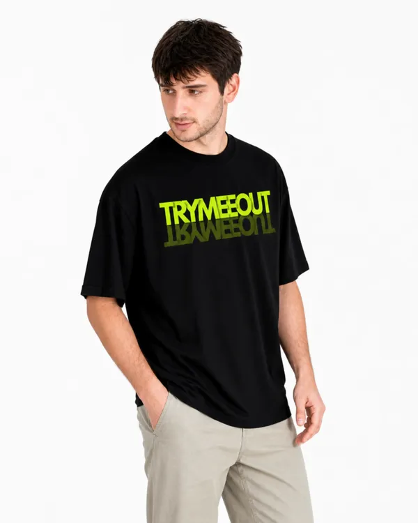 Men's_&_Women's_|_TRYMEEOUT_MIRROR_NEON_GRAFFITI_|_BLACK_Oversized_Graphic_Printed_T-Shirt_|_100%_Cotton