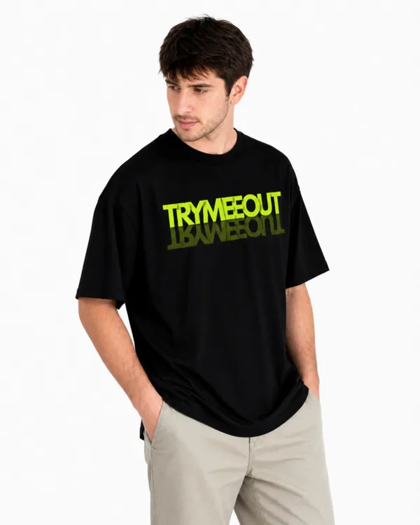 Men's_&_Women's_|_TRYMEEOUT_MIRROR_NEON_GRAFFITI_|_BLACK_Oversized_Graphic_Printed_T-Shirt_|_100%_Cotton