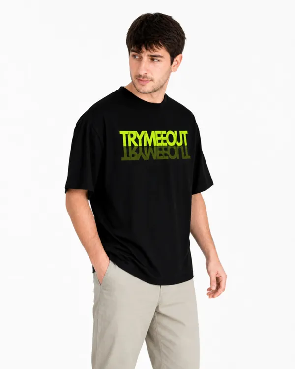 Men's_&_Women's_|_TRYMEEOUT_MIRROR_NEON_GRAFFITI_|_BLACK_Oversized_Graphic_Printed_T-Shirt_|_100%_Cotton