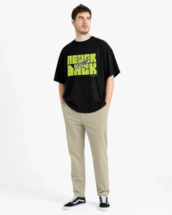 Men's_&_Women's_|_NEVER_LOOK_BACK_|_BLACK_(NEON)_Oversized_Graphic_Printed_T-Shirt_|_100%_Cotton