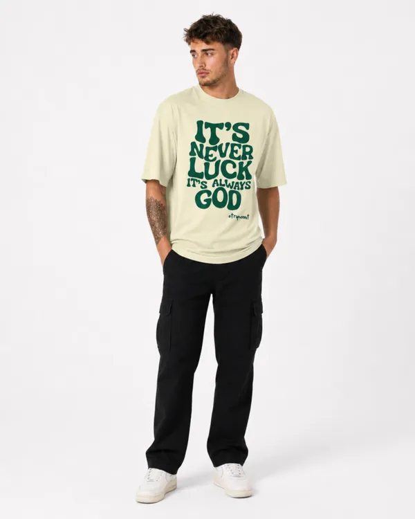 Men's_&_Women's_|_IT'S_NEVER_LUCK_|_OFF_WHITE_Oversized_Graphic_Printed_T-Shirt_|_100%_Cotton