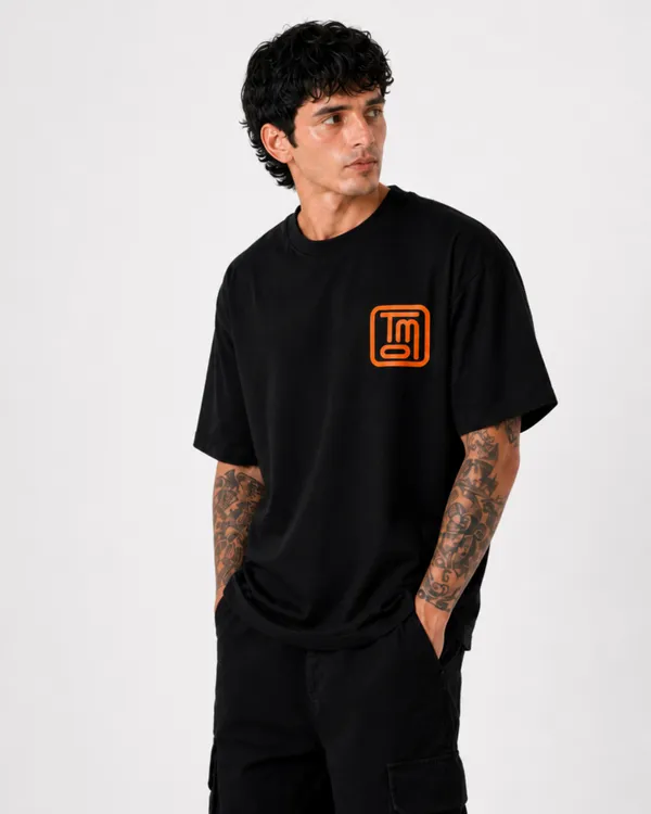 Men's_&_Women's_|_TRYMEEOUT_HORIZONTAL_GRAFFITI_|_BLACK_Oversized_Graphic_Printed_T-Shirt_|_100%_Premium_Terry_Cotton