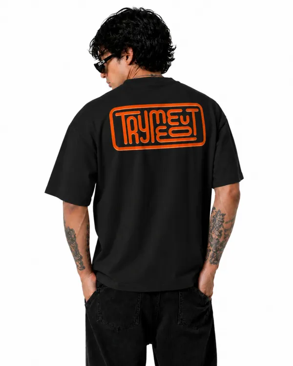 Men's_&_Women's_|_TRYMEEOUT_HORIZONTAL_GRAFFITI_|_BLACK_Oversized_Graphic_Printed_T-Shirt_|_100%_Premium_Terry_Cotton