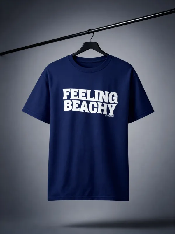 Men's_&_Women's_|_FEELING_BEACHY_|_NAVY_BLUE_Oversized_Graphic_Printed_T-Shirt_|_100%_Cotton