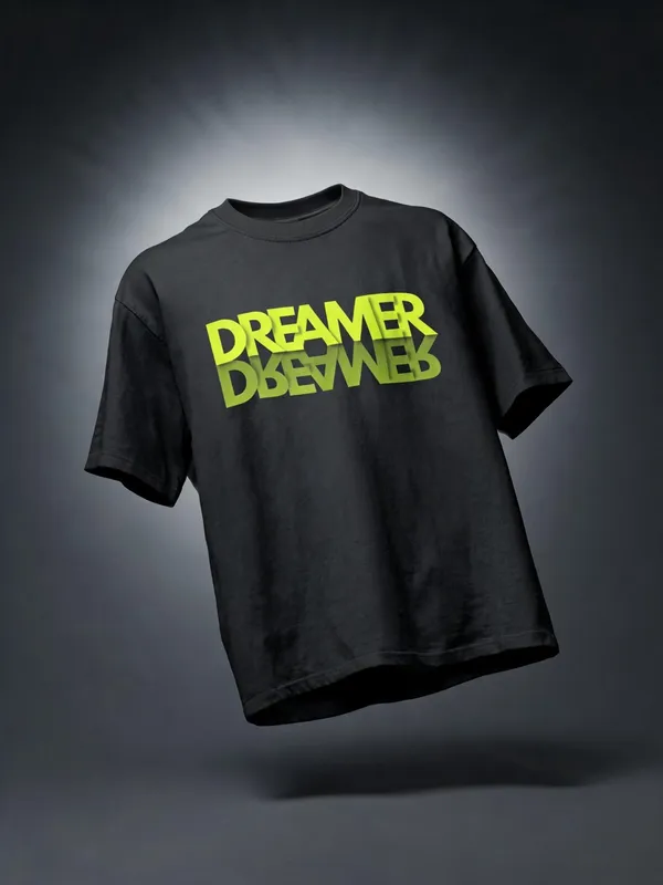 Men's_&_Women's_|_DREAMER_MIRROR_|_BLACK_Oversized_Graphic_Printed_T-Shirt_|_100%_Cotton