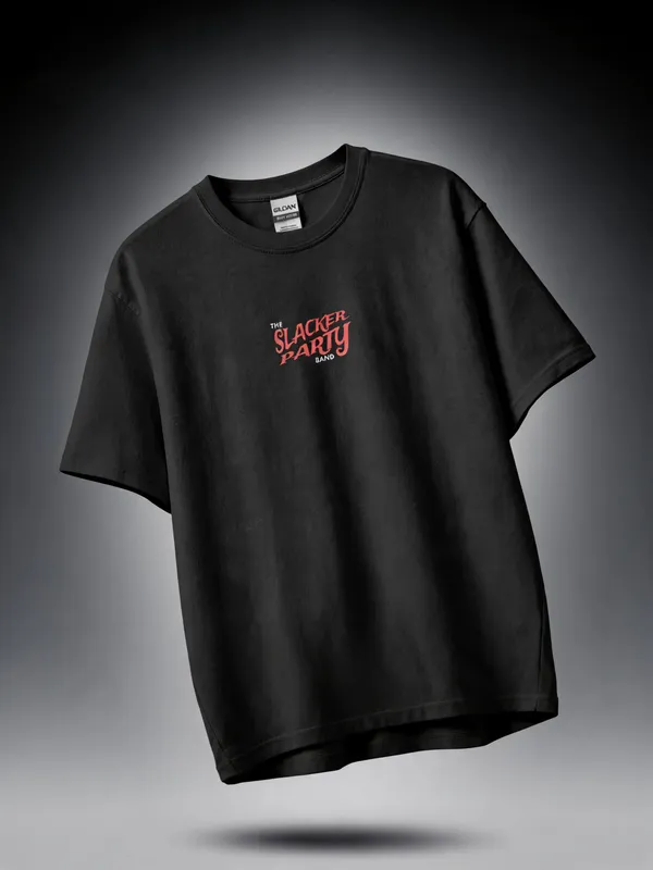 Men's_&_Women's_|_THE_SLACKER_PARTY_|_BLACK_Oversized_Graphic_Printed_T-Shirt_|_100%_Premium_Terry_Cotton