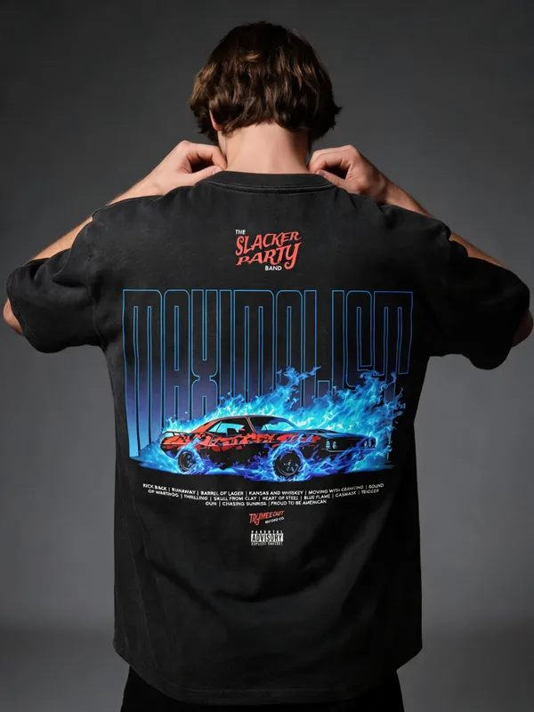 Men's_&_Women's_|_THE_SLACKER_PARTY_|_BLACK_Oversized_Graphic_Printed_T-Shirt_|_100%_Premium_Terry_Cotton