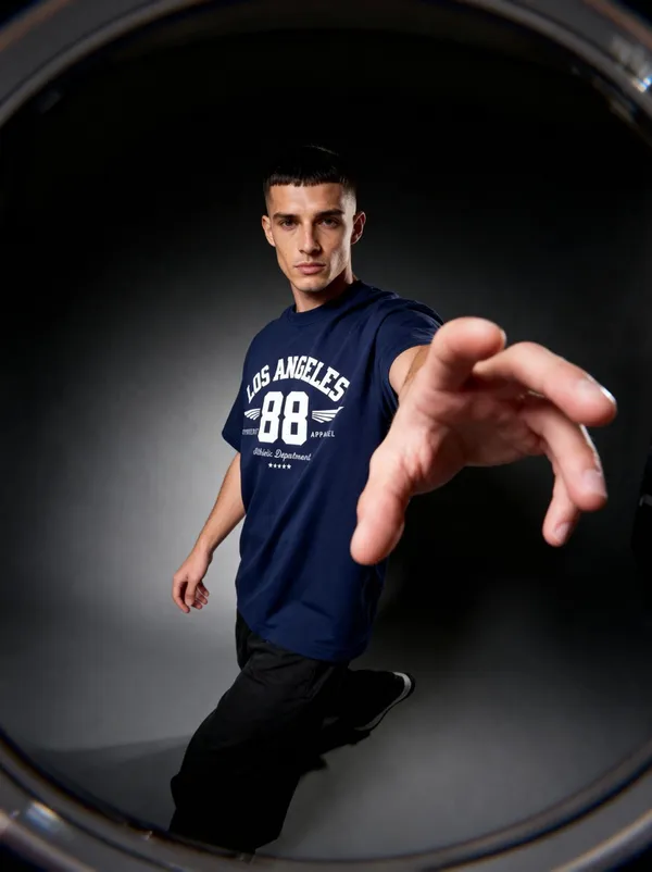 Men's_&_Women's_|_LOS_ANGELES_|_NAVY_BLUE_Oversized_Graphic_Printed_T-Shirt_|_100%_Premium_Terry_Cotton