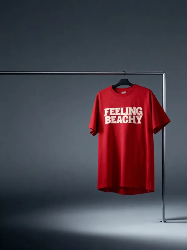 Men's_&_Women's_|_FEELING_BEACHY_|_RED_Oversized_Graphic_Printed_T-Shirt_|_100%_Cotton