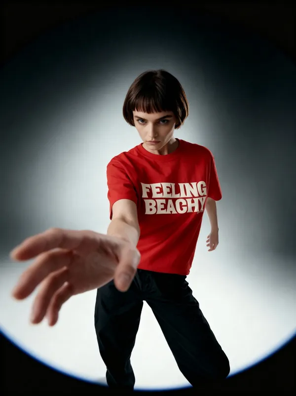 Men's_&_Women's_|_FEELING_BEACHY_|_RED_Oversized_Graphic_Printed_T-Shirt_|_100%_Cotton
