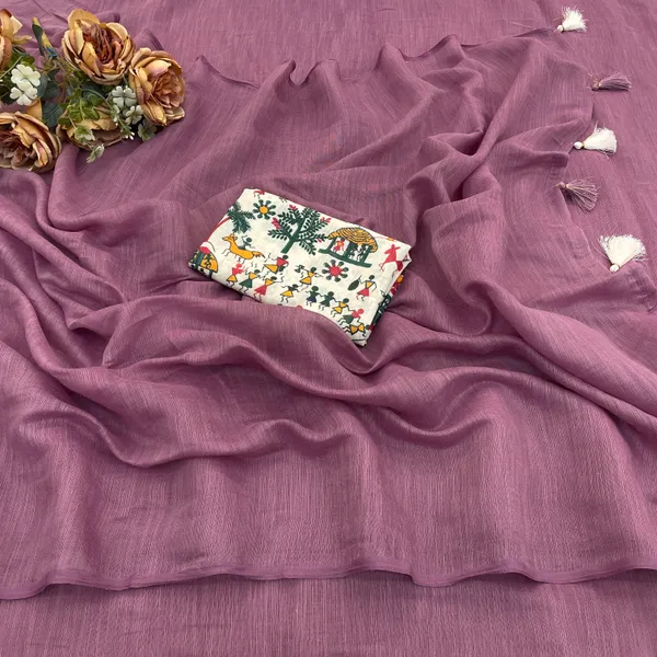Purple_Khadi_Cotton_Saree_For_Women