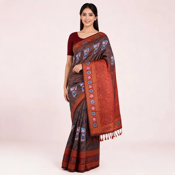 Multicolor_Banarasi_Art_Silk_Saree_For_Women