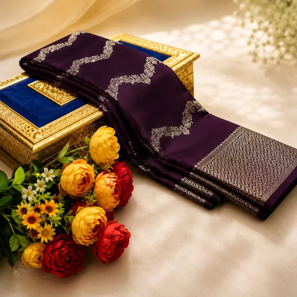 Wine_Lightweight_Soft_Kanjeevaram_Silk_Saree_For_Women
