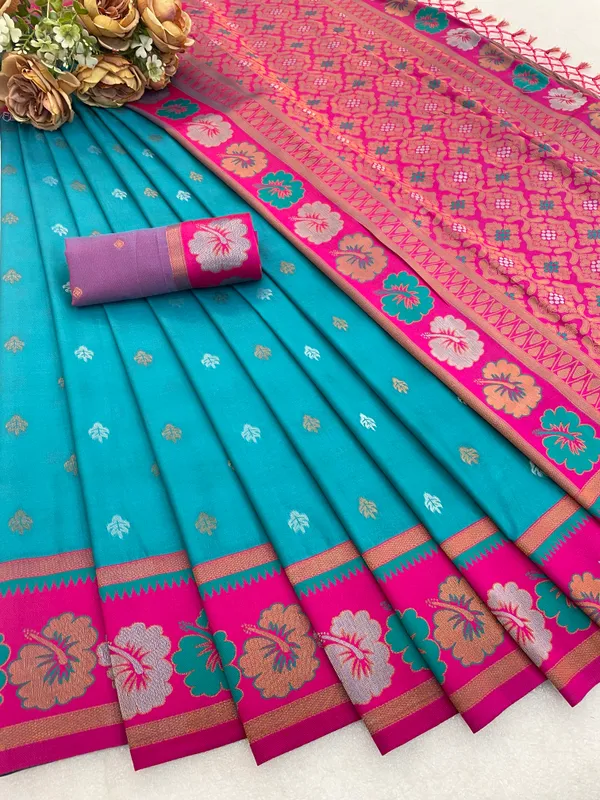 Banarasi_Art_Silk_Saree_For_Women_With_blouse_