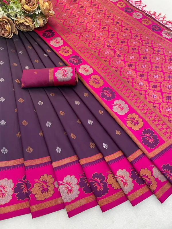 Banarasi_Art_Silk_Saree_For_Women_With_blouse_