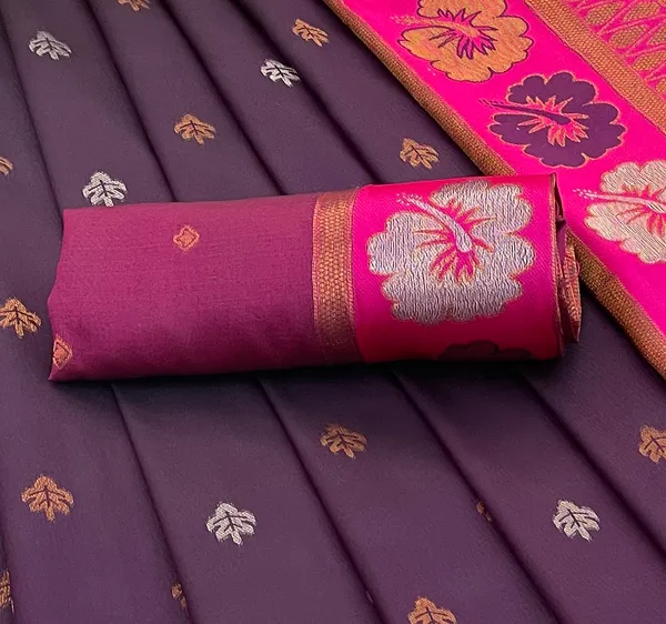 Banarasi_Art_Silk_Saree_For_Women_With_blouse_