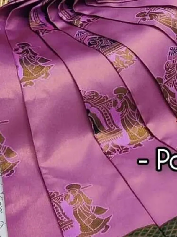 Beautiful_Art_Silk_Jacquard_Border_Palakhi_design_Saree_With_Unstitched_Running_Blouse_For_Women_Wedding_Wear_Party
