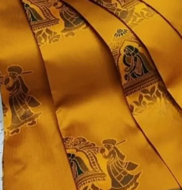 Beautiful_Art_Silk_Jacquard_Border_Palakhi_design_Saree_With_Unstitched_Running_Blouse_For_Women_Wedding_Wear_Party