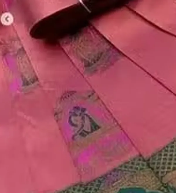 Beautiful_Art_Silk_Jacquard_Border_Palakhi_design_Saree_With_Unstitched_Running_Blouse_For_Women_Wedding_Wear_Party